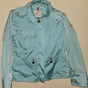 Moncler blue jacket sz 2- windbreaker